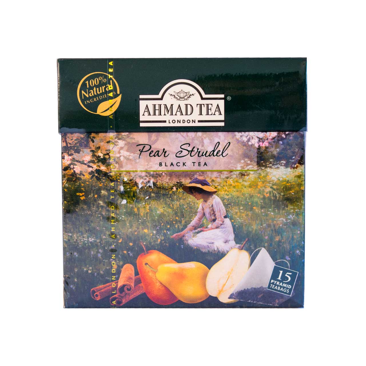 چای گلابی و دارچین احمد