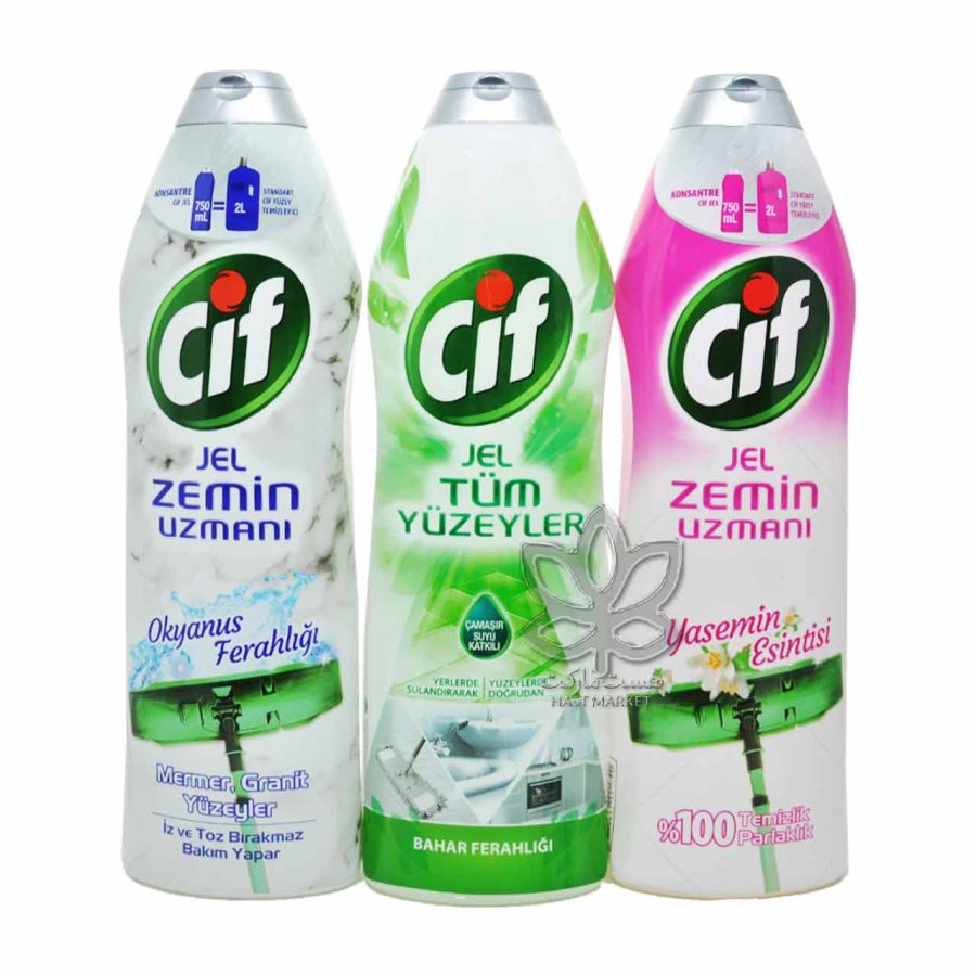 ژل شستشوی زمین رایحه یاس ۷۵۰ میل سیف - cif