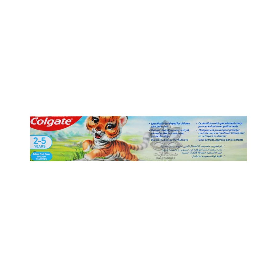 خمیر دندان کودک ( ۲ الی ۵ سال ) طعم بابل فروت ۵۰ میل کولگیت - colgate