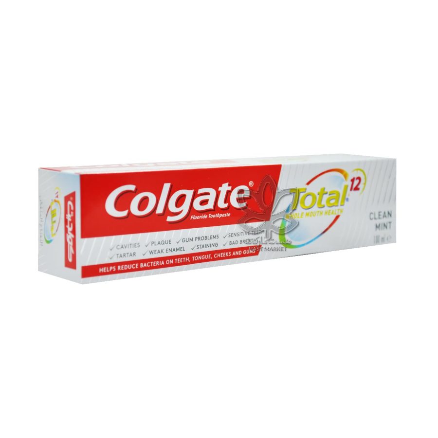 خمیر دندان توتال ۱۲ کلین مینت ۱۰۰ میل کولگیت - colgate