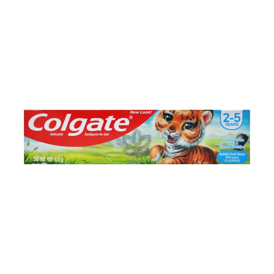 خمیر دندان کودک ( ۲ الی ۵ سال ) طعم بابل فروت ۵۰ میل کولگیت - colgate