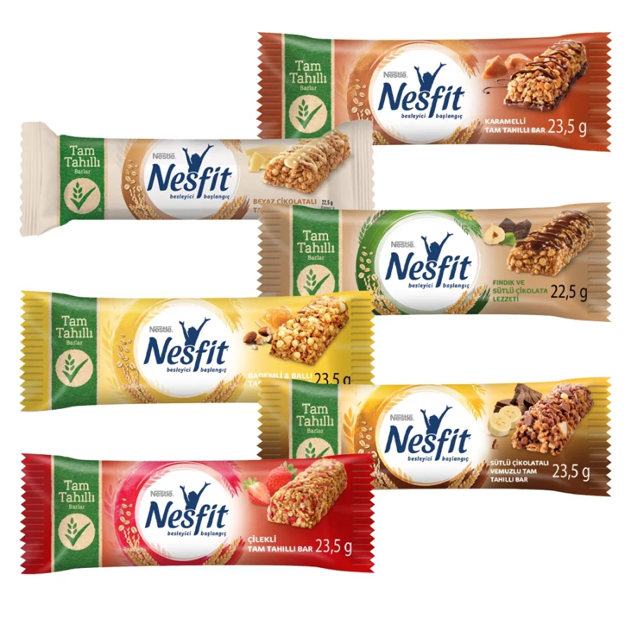 پک ۶ طعم شکلات بار رژیمی ( غلات ) فیتنس نستله - nestle