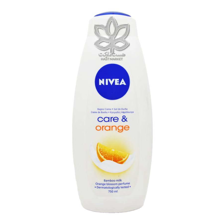 شامپو بدن کرمی رایحه شکوفه های پرتقال ۷۵۰ میل نیوا - nivea