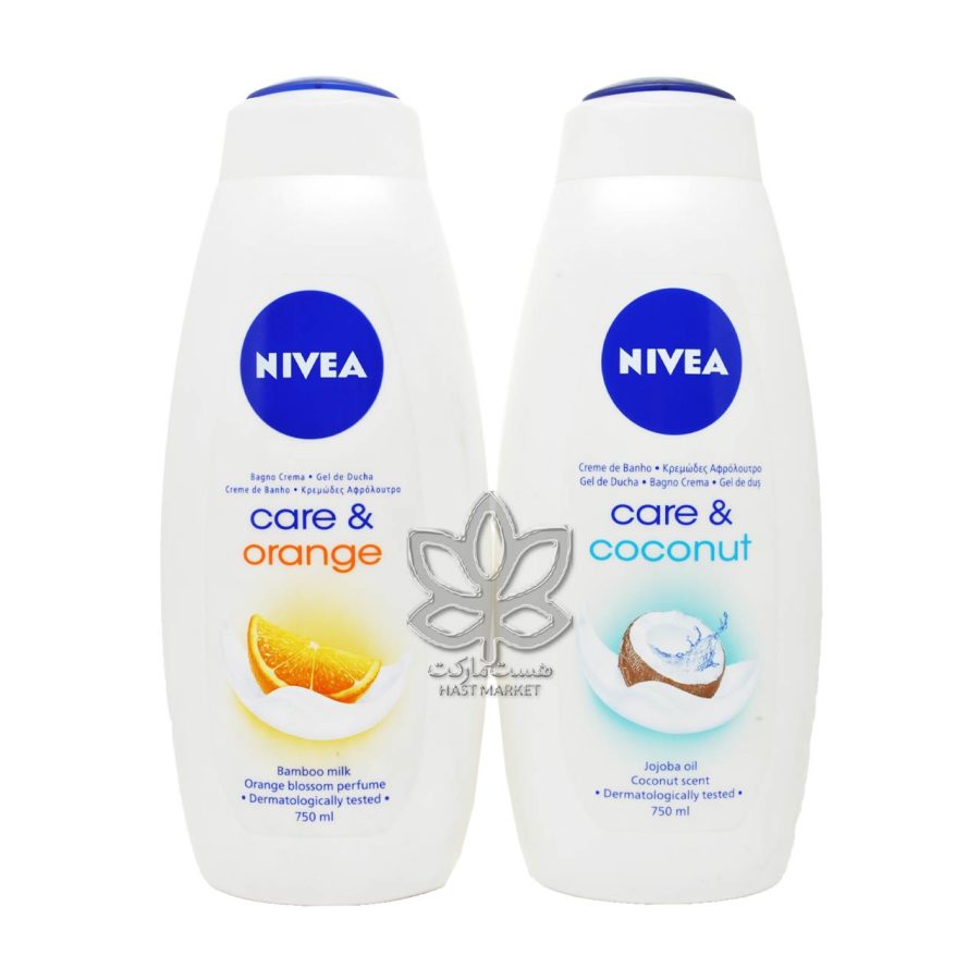 شامپو بدن کرمی رایحه شکوفه های پرتقال ۷۵۰ میل نیوا - nivea