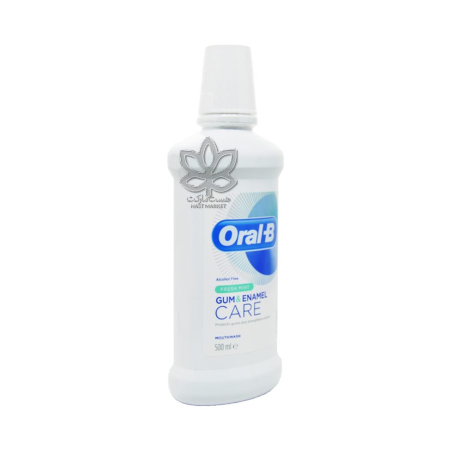 دهانشویه محافظت مینا و لثه فرش مینت ۵۰۰ میل اورال بی - OralB