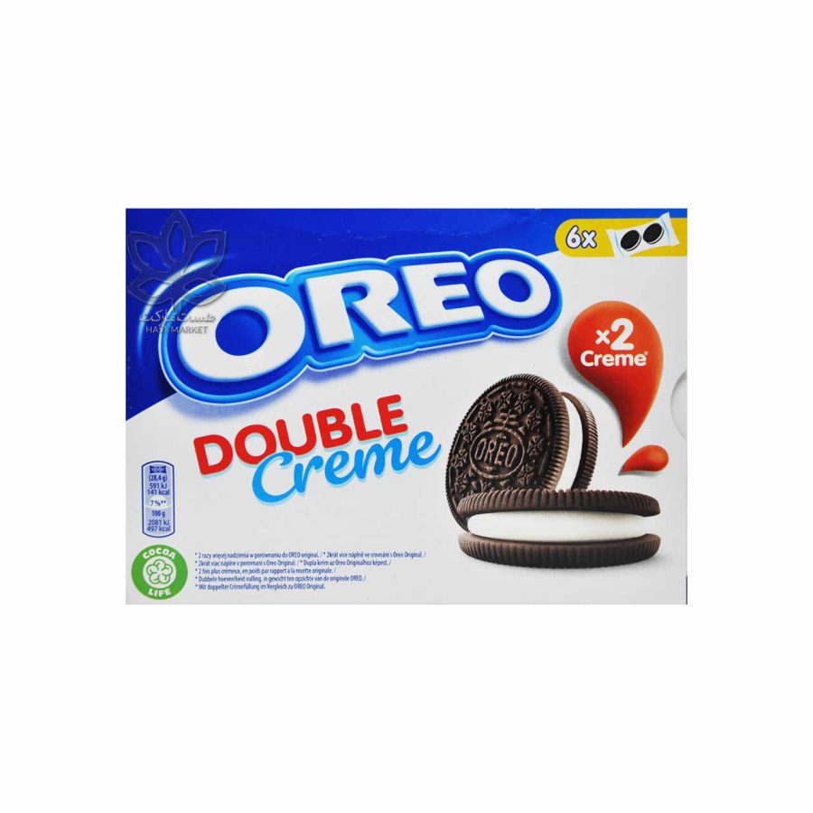 بیسکوییت دبل کرم دار ۱۷۰ گرم اوریو - oreo