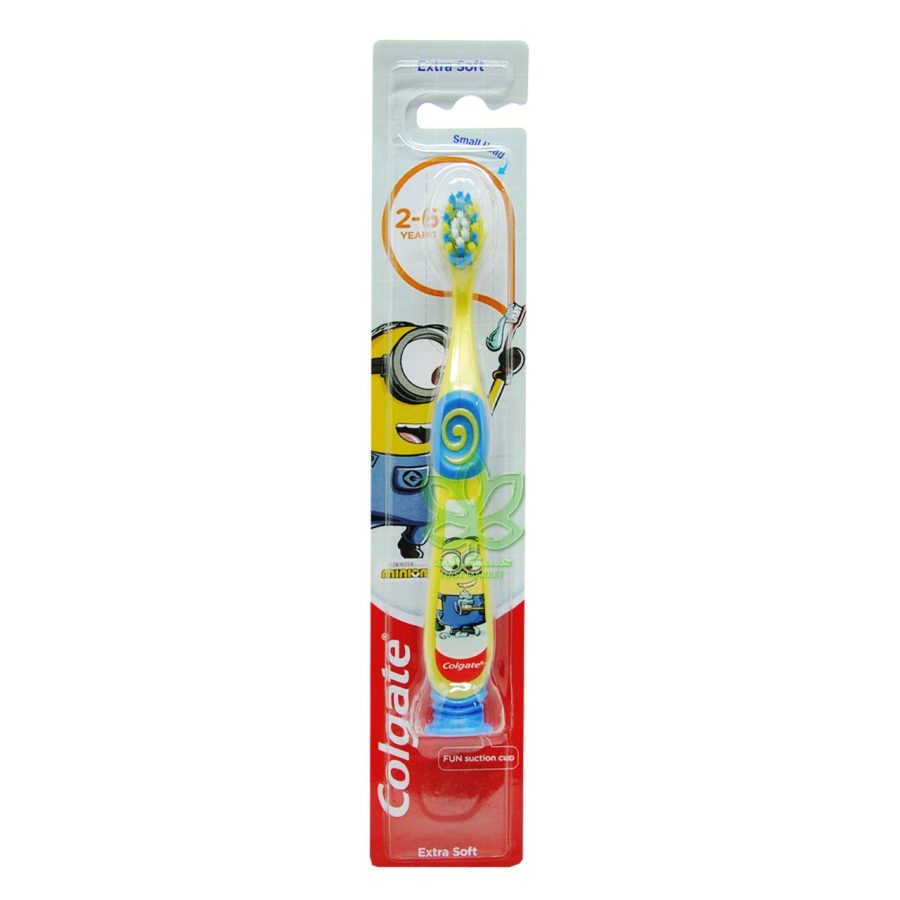 مسواک کولگیت کودکان 6-2 سال با برس خیلی نرم پسرانه مینیون - colgate