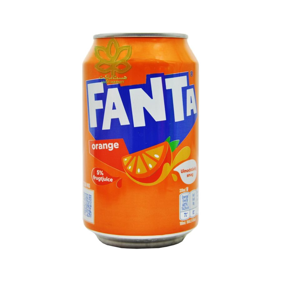 نوشابه فانتا پرتقالی 330 میل قوطی - fanta