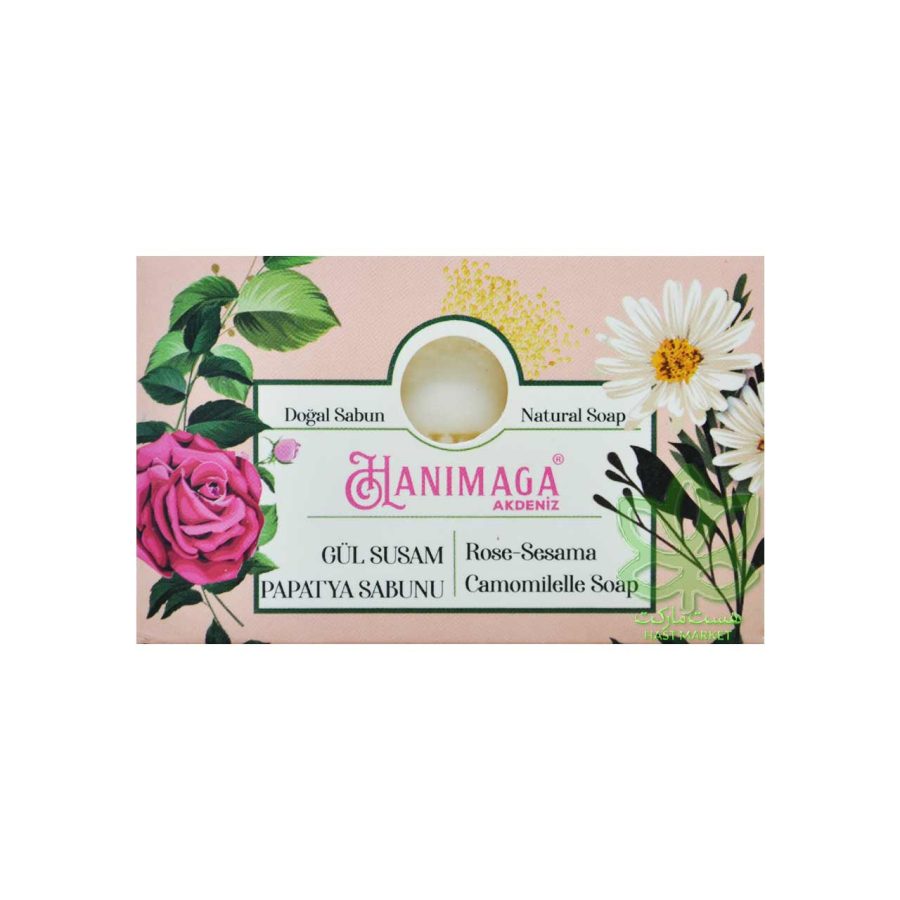 صابون بابونه و گل رز هانیماگا 100 گرم - hanimaga