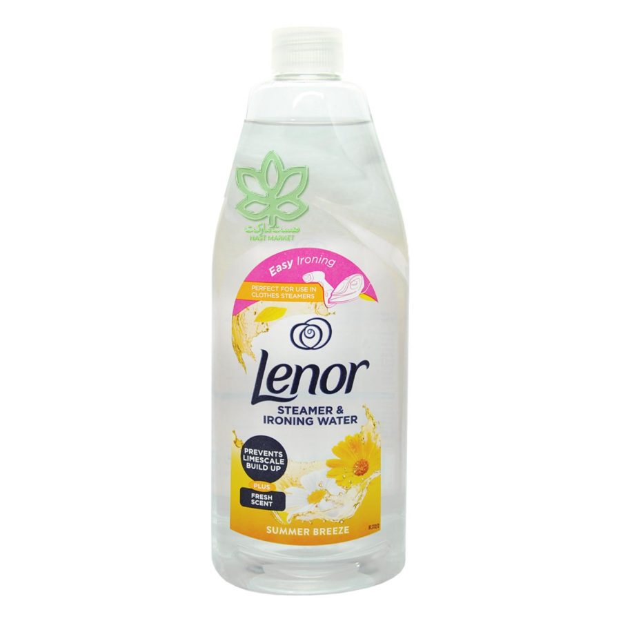 مایع اتو خوشبو کننده لباس لنور نسیم تابستانی 1 لیتر - lenor