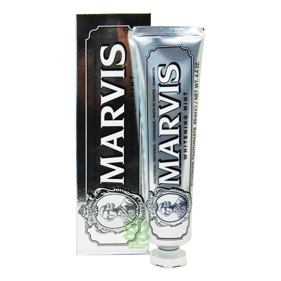 خمیر دندان مارویس اصل سفید کننده نعنایی 85 میل - marvis