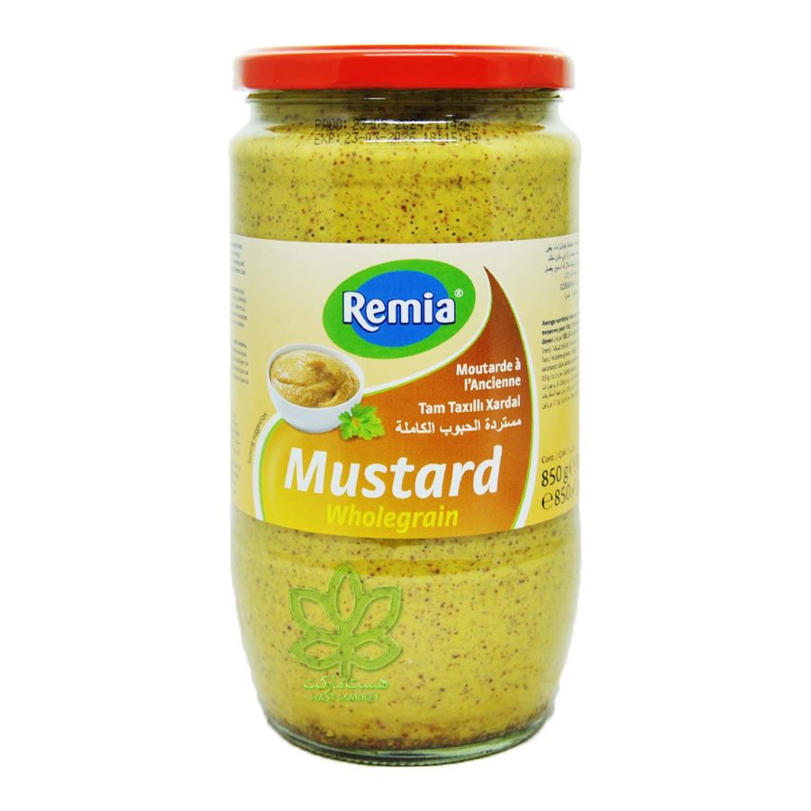 سس خردل دانه دار رمیا 850 گرم - remia