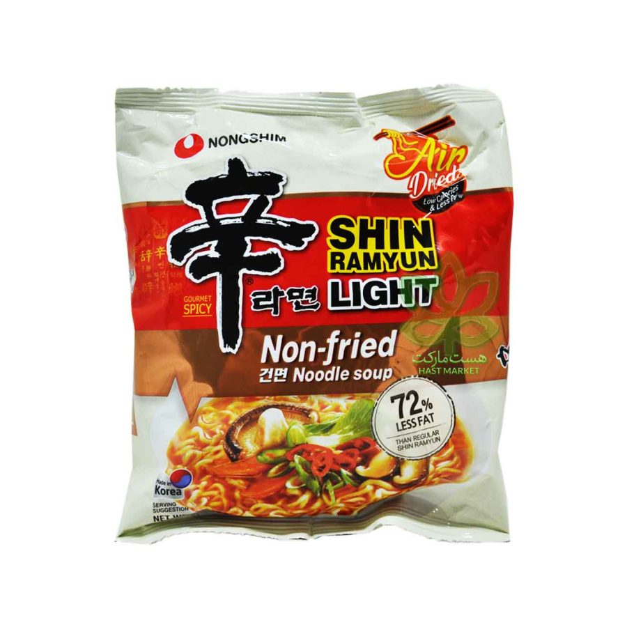نودل کره ای تند شین رامیون لایت 100 گرم نانگشیم - nongshim