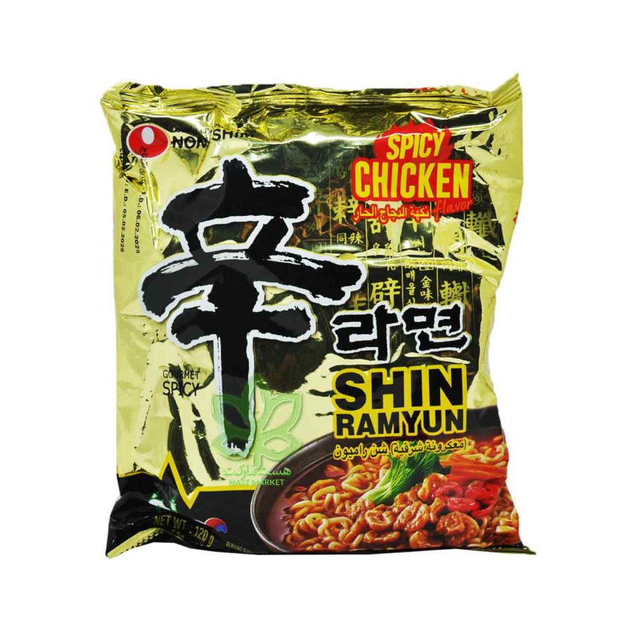 نودل کره ای مرغ تند شین رامیون نانگشیم گلد 120 گرم - nongshim