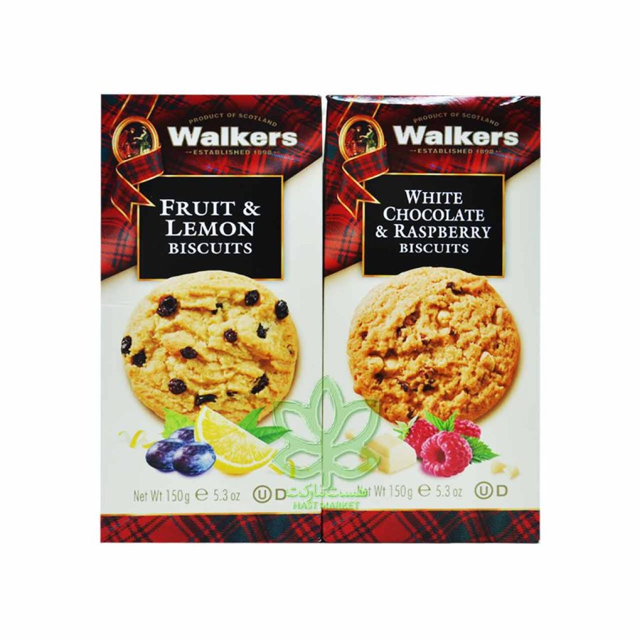 بیسکوییت واکرز با رزبری و شکلات سفید 150 گرم - walkers - Image 3