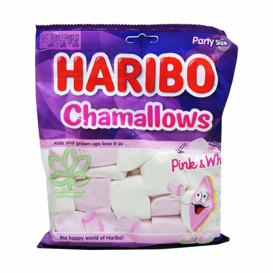 مارشمالو دو رنگ ۱۵۰ گرم هاریبو - haribo