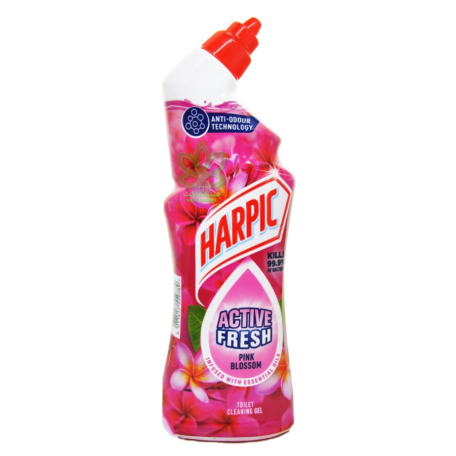 مایع جرمگیر هارپیک اکیتو فرش شکوفه صورتی 750 میل - harpic