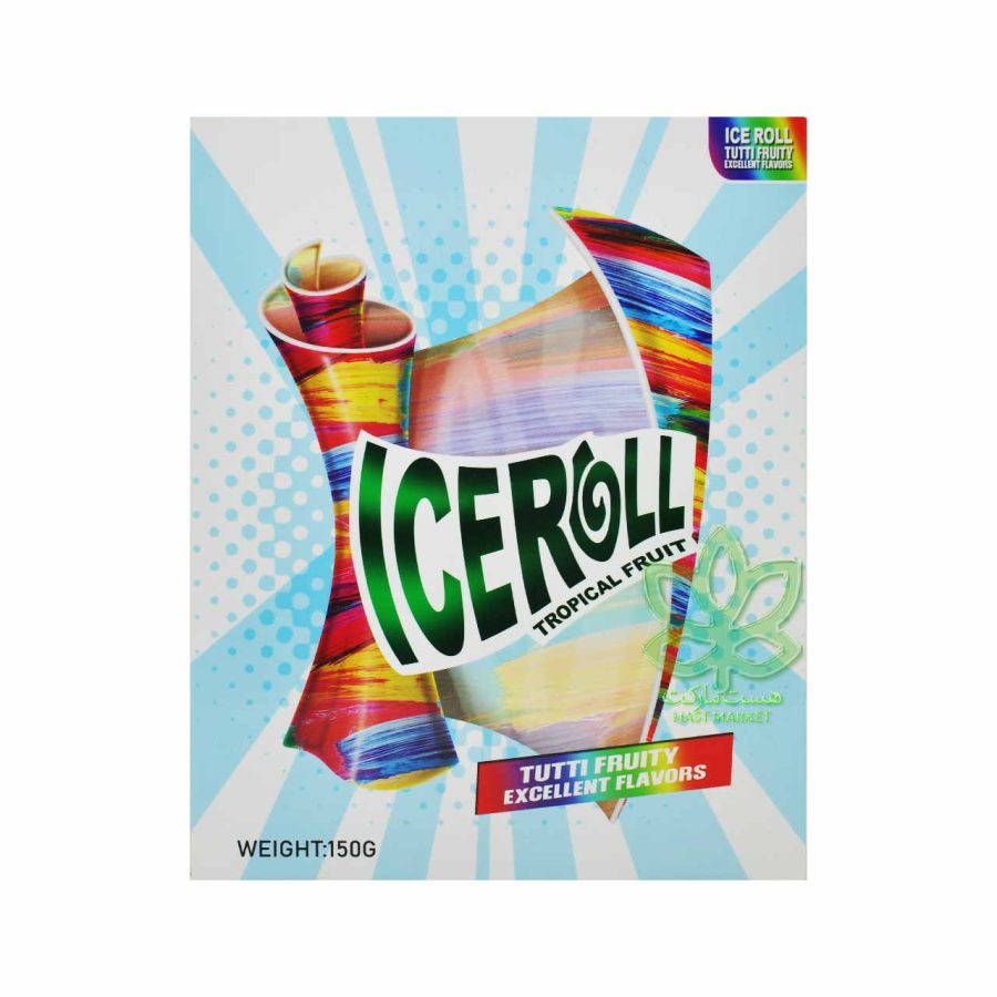 لواشک ایس رول میوه های استوایی 10 عدد - iceroll