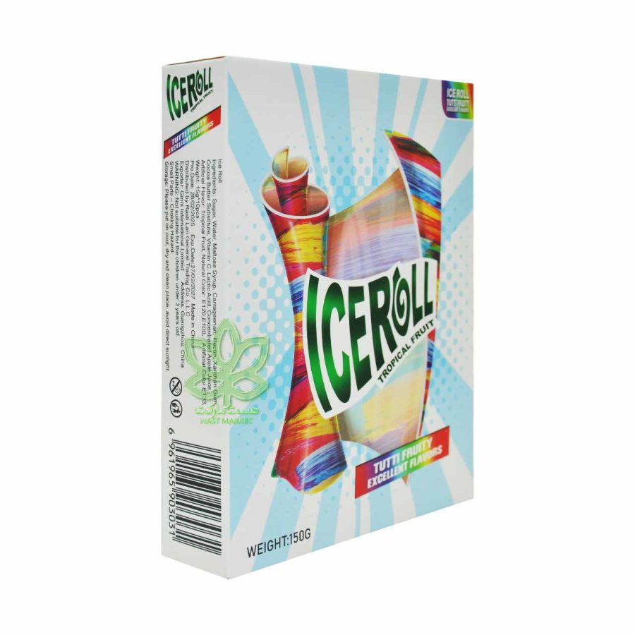 لواشک ایس رول میوه های استوایی 10 عدد - iceroll - Image 2