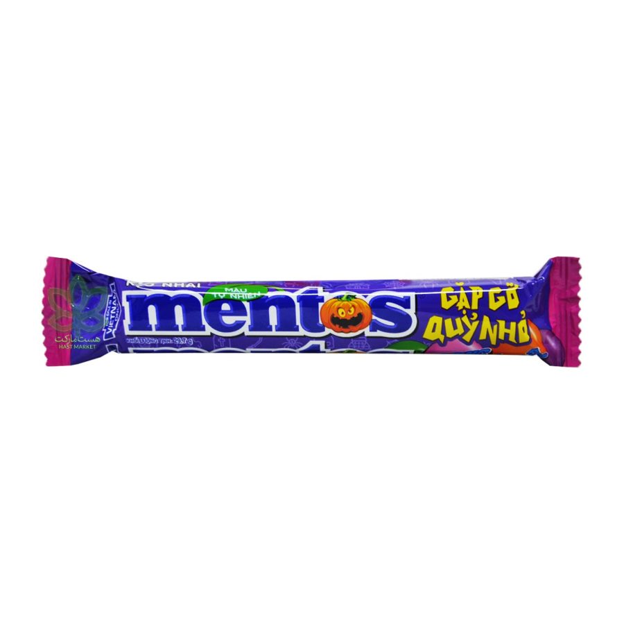 دراژه منتوس هلو و پرتقال با ویتامین سی 29 گرم - mentos - Image 2