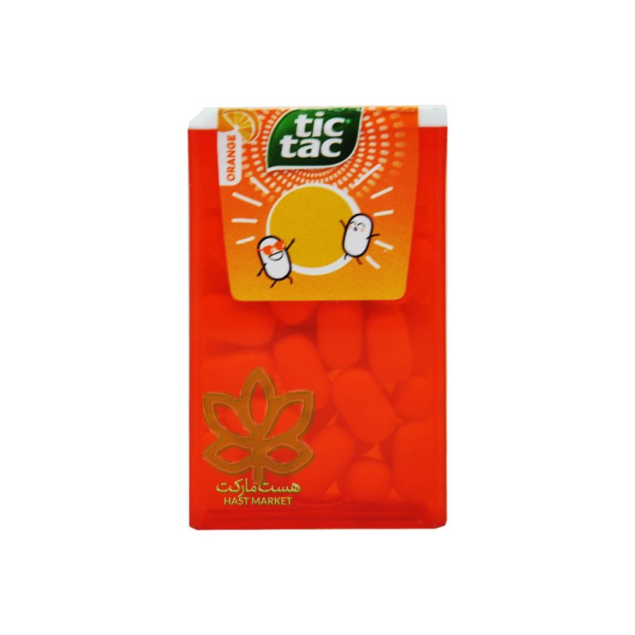 آبنبات خوشبو کننده دهان تیک تاک پرتقالی 20 گرم - tic tac