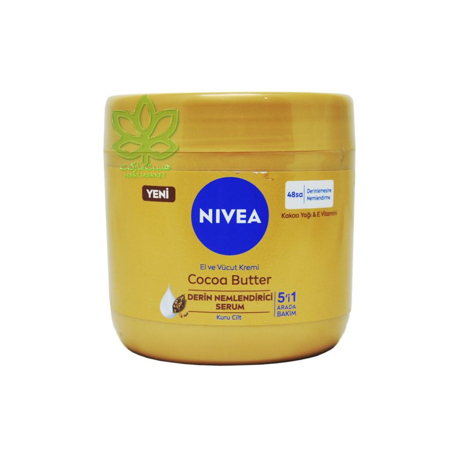 کرم دست نیوآ کره کاکائو مرطوب کننده پوست خشک 400 میل - nivea