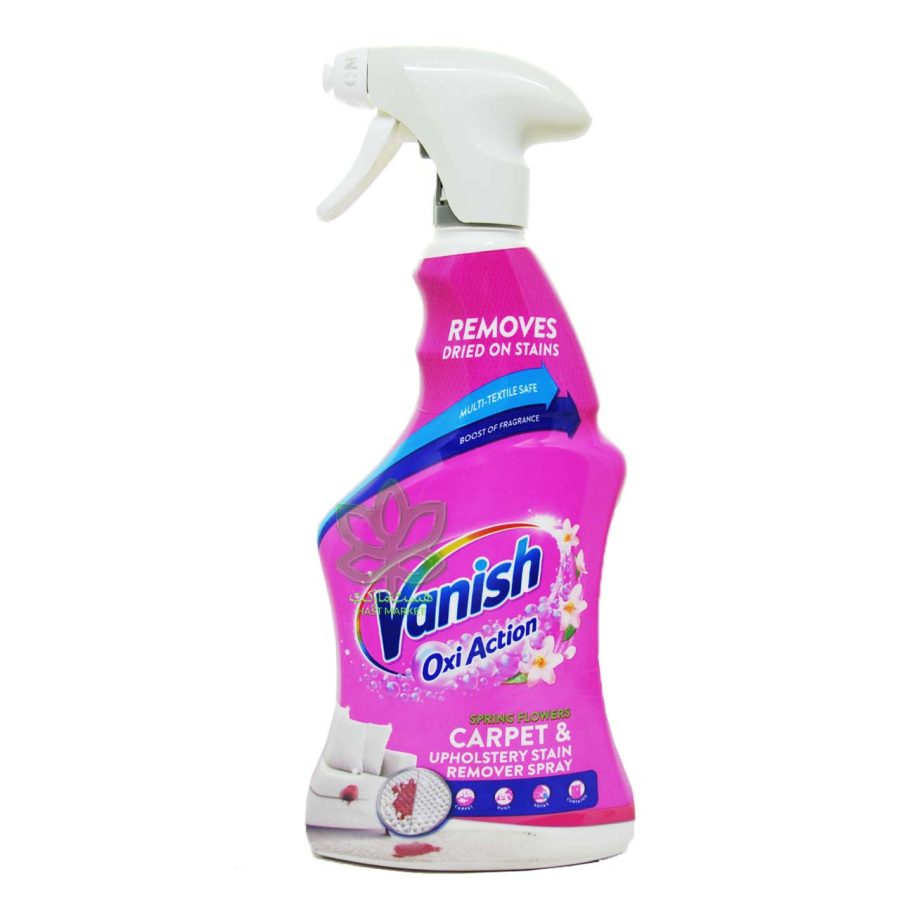 اسپری لکه بر ونیش روکش مبل و صندلی گل های بهاری اوکسی اکشن 500 میل - vanish