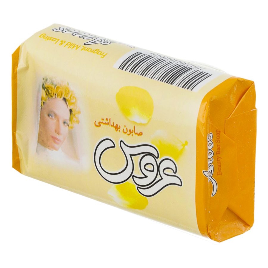 صابون آرایشی بهداشتی زرد 75 گرمی عروس
