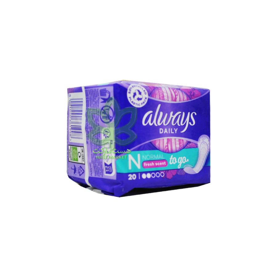 پد روزانه الویز تاگو نرمال 20 عدد فرش دیلی - always - Image 2