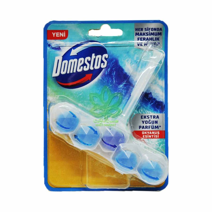 بوگیر توالت فرنگی دامستوس نسیم دریا 5 عدد - domestos