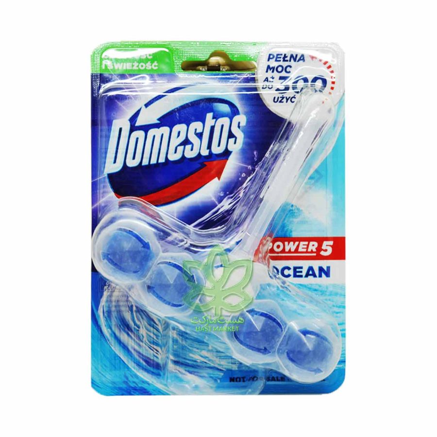 بوگیر توالت فرنگی دامستوس اقیانوس 5 عدد - domestos