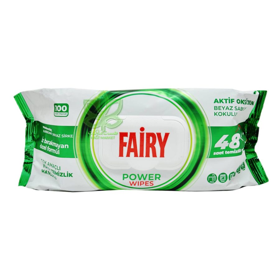 دستمال مرطوب فیری همه کاره رایحه صابون 100 عدد - fairy