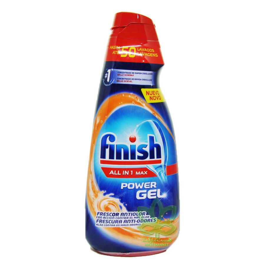 ژل ماشین ظرفشویی فینیش آل این وان مکس 1 لیتر - finish