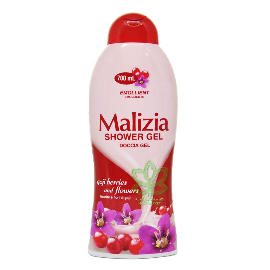 شامپو بدن مالیزیا گوجی بری و گل 700 میل - malizia